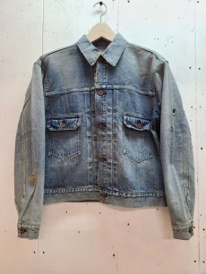 画像1: SUGARHILL(シュガーヒル) × UNUSED(アンユーズド) FADED 2nd DENIM JACKET PRODUCTED BY UNUSED 22SSSU01   (1)