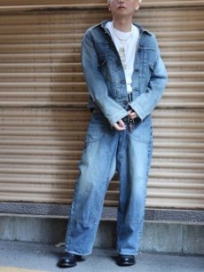 画像12: SUGARHILL(シュガーヒル)×UNUSED(アンユーズド) FADED DOUBLE KNEE DENIM PANTS PRODUCTED BY UNUSED 22SSSU02 (12)