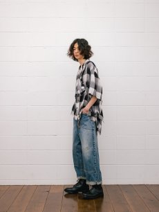 画像19: SUGARHILL(シュガーヒル)×UNUSED(アンユーズド) FADED DOUBLE KNEE DENIM PANTS PRODUCTED BY UNUSED 22SSSU02 (19)