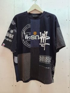 画像1: Takaya Hioki (タカヤヒオキ) OLD STUSSY REMAKE S/S  "REBEL ELEMENTS EXCLUSIVE (BLK)E (1)