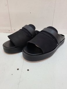 画像1: KIIT(キート) × MANEBU(マネブ) COLLABORATION SANDAL KIN-A99-702(BLK) (1)