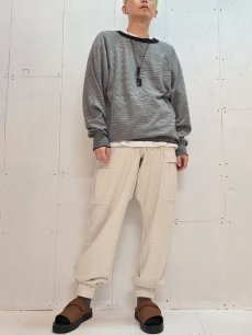 画像7: SUGARHILL(シュガーヒル) RAW EDGE CARGO SWEAT PANTS(WHT) (7)