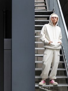 画像10: SUGARHILL(シュガーヒル) RAW EDGE CARGO SWEAT PANTS(WHT) (10)