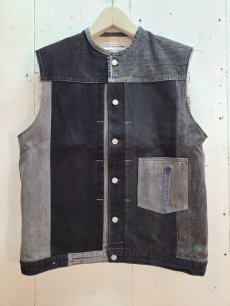 画像2: children of the discordance(チルドレンオブザディスコーダンス) NY DENIM VEST COTDNYVS-003 (2)