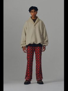 画像17: children of the discordance(チルドレンオブザディスコーダンス) PRINT CHECK × BANDANA TROUSERS COTDPT-388(RED) (17)