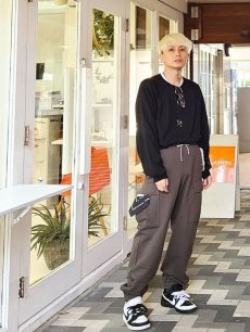 画像10: SUGARHILL(シュガーヒル) RAW EDGE CARGO SWEAT PANTS(CCL) (10)