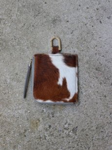 画像2: HIDAKA(ヒダカ) L ZIP PURSE - HAIR  H01WL04B  (2)