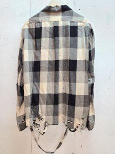 画像2: SUGARHILL(シュガーヒル) BLOCK CHECK CRUSHED SHIRT 22AWSH14 (2)