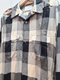 画像3: SUGARHILL(シュガーヒル) BLOCK CHECK CRUSHED SHIRT 22AWSH14 (3)