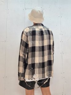 画像9: SUGARHILL(シュガーヒル) BLOCK CHECK CRUSHED SHIRT 22AWSH14 (9)