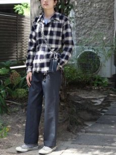 画像7: SUGARHILL(シュガーヒル) OMBRE CRUSHED SHIRT 22AWSH13 (7)