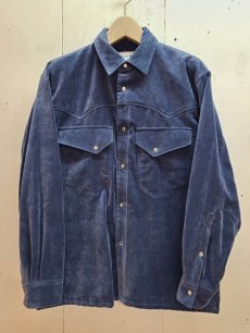 画像1: KIIT(キート) COTTON VELVETEEN WESTERN SHIRT JKT KIN-B99-003   (1)