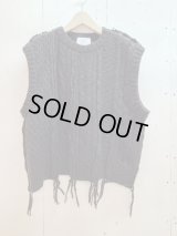 SUGARHILL(シュガーヒル) CABLE BUG KNIT VEST 22AWKN02