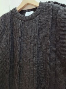 画像2: SUGARHILL(シュガーヒル) CABLE BUG KNIT VEST 22AWKN02 (2)