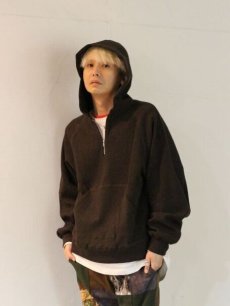 画像5: KIIT(キート) HEAVY TELECORIB HALF ZIP HOODIE KIN-T95-005 (5)