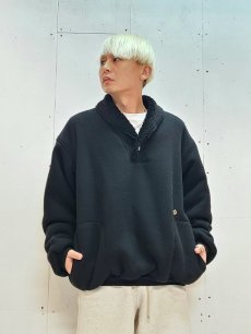 画像3: children of the discordance(チルドレンオブザディスコーダンス) OVERSIZED BOA PULL OVER  COTDPO-012(BLK) (3)