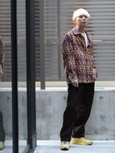 画像5: children of the discordance(チルドレンオブザディスコーダンス) PERSONAL DATA PRINT SHIRT LS COTDSH-122G(G BRN) (5)