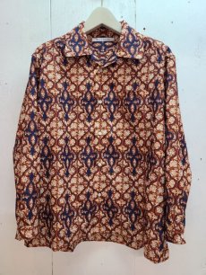 画像1: children of the discordance(チルドレンオブザディスコーダンス) PERSONAL DATA PRINT SHIRT LS COTDSH-122G(G BRN) (1)