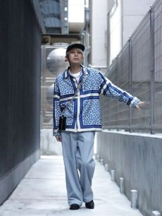 画像4: KIIT(キート) × Dickies(ディッキーズ) COLLABORATION LOOSE STRAIGHT PANTS KIN-P59-002(SAX) (4)