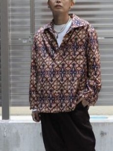 画像4: children of the discordance(チルドレンオブザディスコーダンス) PERSONAL DATA PRINT SHIRT LS COTDSH-122G(G BRN) (4)