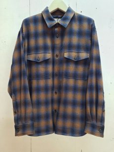 画像1: KIIT(キート) C/W OMBRE CHECK CPO SHIRT KIN-B59-106 (1)