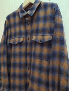 画像2: KIIT(キート) C/W OMBRE CHECK CPO SHIRT KIN-B59-106 (2)