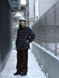 画像4: KIIT(キート) C/W OMBRE CHECK CPO SHIRT KIN-B59-106 (4)