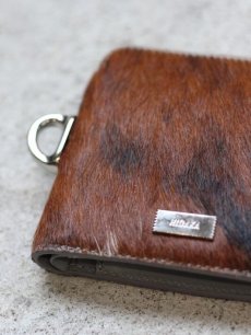 画像2: HIDAKA(ヒダカ) MUG HANDLE WALLET - HAIR H01WL05B  (2)