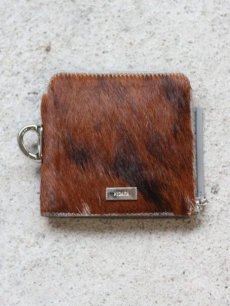 画像1: HIDAKA(ヒダカ) MUG HANDLE WALLET - HAIR H01WL05B  (1)