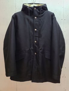 画像1: KIIT(キート) T/W HEAVY DOESKIN HOODIE COAT KIN-C99B-105 (1)