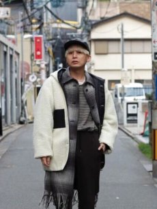 画像7: KIIT(キート) T/W HEAVY DOESKIN HOODIE COAT KIN-C99B-105 (7)