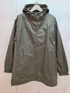 画像1: KIIT(キート) RECYCLE RIPSTOP NYLON DYED TAFTA HOODIE COAT KIO-C99-600(OLV) (1)