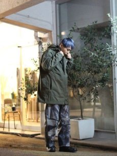 画像7: KIIT(キート) RECYCLE RIPSTOP NYLON DYED TAFTA HOODIE COAT KIO-C99-600(OLV) (7)