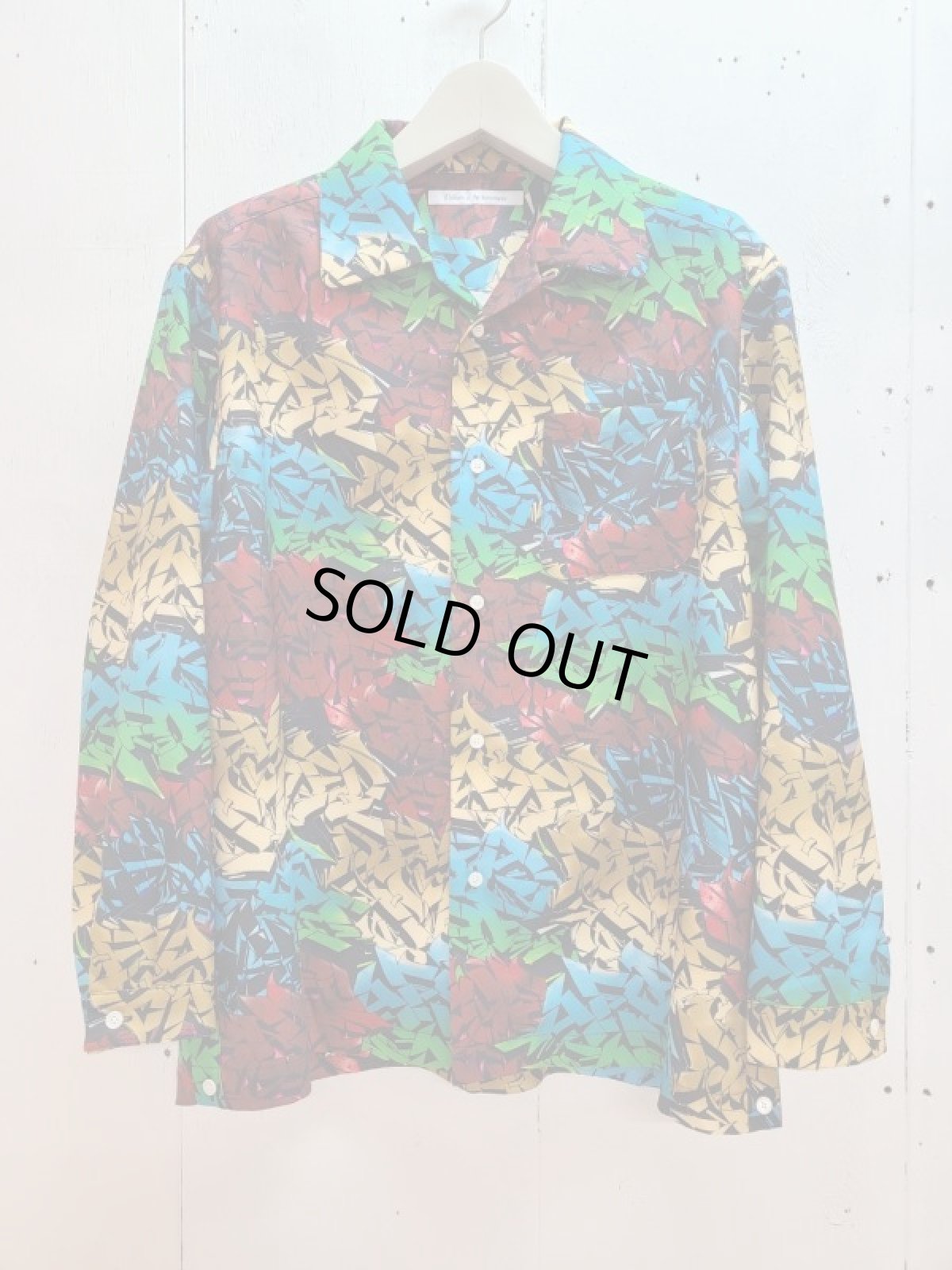 画像1: children of the discordance(チルドレンオブザディスコーダンス) PERSONAL DATA PRINT SHIRT H COTDSH-122H(×SUI COL) (1)