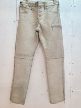 SUGARHILL(シュガーヒル) GILL LEATHER ZIP PANTS 23SSLA05(WHT)