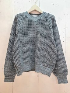 画像1: SUGARHILL(シュガーヒル) COTTON OPEN WORK KNIT SWEATER 23SSKN03(MNT) (1)