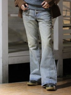 画像14: SUGARHILL(シュガーヒル) FADED BELL BOTTOM DENIM PANTS 23SSPT03 (14)