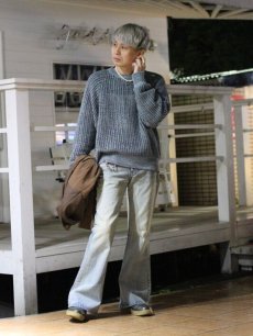 画像12: SUGARHILL(シュガーヒル) COTTON OPEN WORK KNIT SWEATER 23SSKN03(MNT) (12)