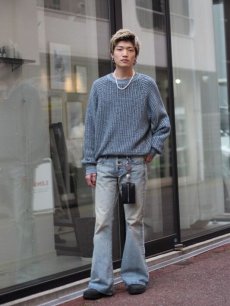 画像16: SUGARHILL(シュガーヒル) FADED BELL BOTTOM DENIM PANTS 23SSPT03 (16)