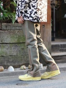 画像7: SUGARHILL(シュガーヒル) GILL LEATHER ZIP PANTS 23SSLA05(GRN) (7)