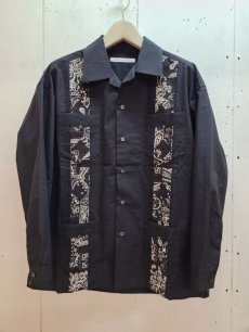 画像1: children of the discordance(チルドレンオブザディスコーダンス) BANDANA CUBA SHIRT L/S COTDSH-139 (1)