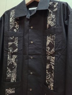 画像2: children of the discordance(チルドレンオブザディスコーダンス) BANDANA CUBA SHIRT L/S COTDSH-139 (2)