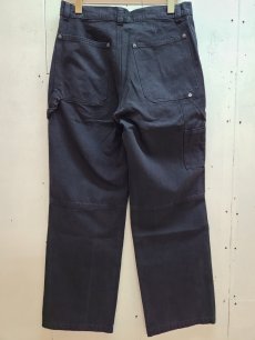 画像3: KIIT(キート) HARD TWIST SULFUR DYED OXFORD PAINTER PANTS KIO-P97A-010(BLK) (3)