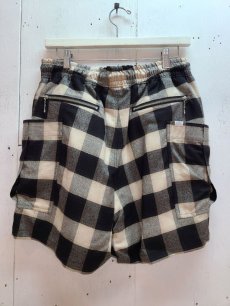 画像2: SUGARHILL(シュガーヒル) OMBRE PLAID ZIP-UP SHORT TROUSERS 23SSPT11 (2)