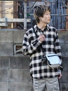 画像7: SUGARHILL(シュガーヒル) OMBRE PLAID CLASSIC COLLAR BLOUSE 23SSSH08 (7)