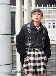 画像8: KIIT(キート) 10/-PILE JACQUARD HOODIE CARDIGAN KIO-T96-003(BLK) (8)