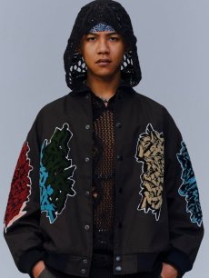 画像11: children of the discordance(チルドレンオブザディスコーダンス) VARCITY JACKET COTDJK-491(BLK) (11)