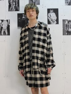 画像8: SUGARHILL(シュガーヒル) BURNT OMBRE PLAID BLOUSE 23SSSH15(SAND) (8)