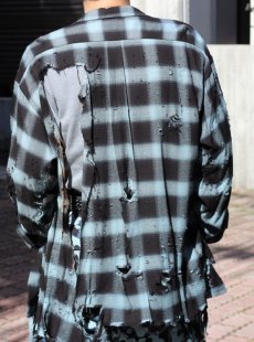 画像7: SUGARHILL(シュガーヒル) BURNT OMBRE PLAID BLOUSE 23SSSH15(TUR) (7)