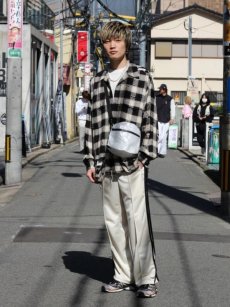 画像6: SUGARHILL(シュガーヒル) DESTRRESSED OMBRE PLAID BLOUSE 23SSSH14 (6)